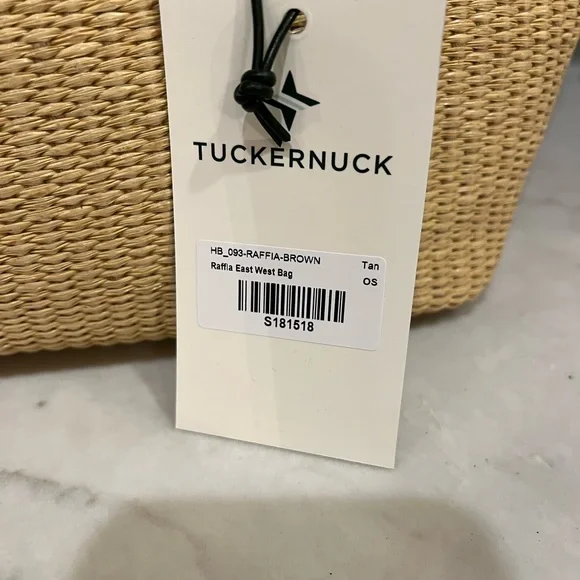 Tuckernuck Tan and Brown Tote Bag with Leather Accents - Picture 2 of 7